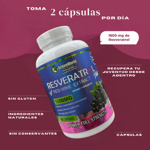 Resveratrol Plus Red Wine Extract - Tienda Online