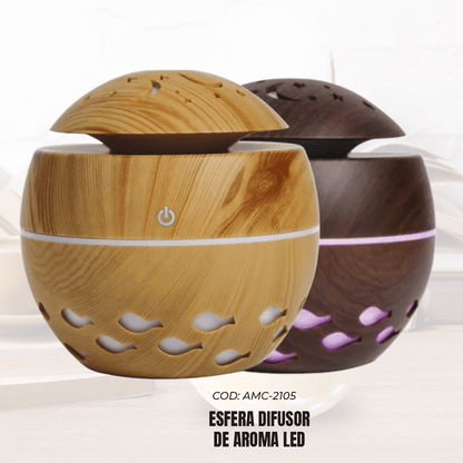 ESFERA DIFUSOR DE AROMA LED - Tienda Online