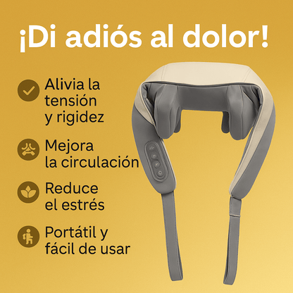 Masajeador de Cuello Eléctrico Inteligente - Alivio Instantáneo del Dolor Cervical y Estrés - Tienda Online