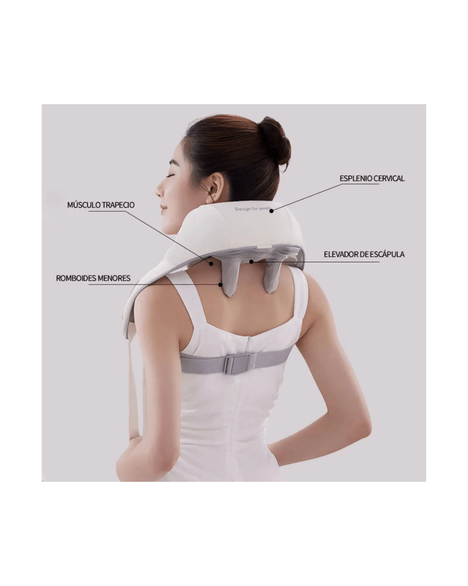 Masajeador de Cuello Eléctrico Inteligente - Alivio Instantáneo del Dolor Cervical y Estrés - Tienda Online